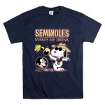 Snoopy and Woodstocks Makes Me Drink Beer With Florida State Seminoles T Shirt 7.jpg