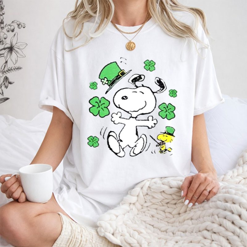 Snoopy And Woodstocks St Patricks Day 1 T Shirt