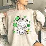Snoopy and Woodstocks St Patricks Day 3 Sweatshirt