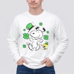 Snoopy and Woodstocks St Patricks Day 4 Long Sleeves