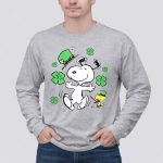 Snoopy and Woodstocks St Patricks Day 91 Long Sleeves