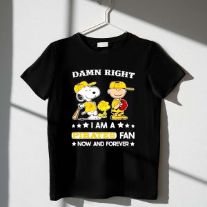 Snoopy and friends Damn right I am a Pittsburgh Pirates fan now and forever 1 T Shirt.jpg