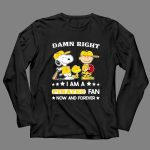 Snoopy and friends Damn right I am a Pittsburgh Pirates fan now and forever 4 Long Sleeves.jpg