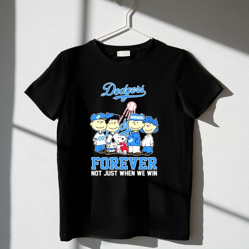 Snoopy And Friends Los Angeles Dodgers Forever Not Just When We Win 1 T Shirt