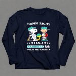 Snoopy and friends Peanuts Damn right I am a Seattle Mariners fan now and forever 6 Long Sleeves.jpg