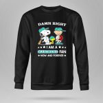 Snoopy and friends Peanuts Damn right I am a Seattle Mariners fan now and forever 9 Sweatshirt.jpg
