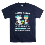 Snoopy and friends Peanuts Damn right I am a Seattle Mariners fan now and forever T Shirt 7.jpg