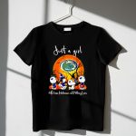 Snoopy and friends Penn State Nittany Lions just a girl who loves Halloween 1 T Shirt.jpg