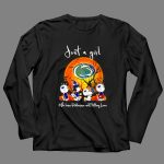 Snoopy and friends Penn State Nittany Lions just a girl who loves Halloween 4 Long Sleeves.jpg