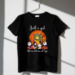 Snoopy and friends x Auburn Tigers Just a girl who loves Halloween 1 T Shirt.jpg