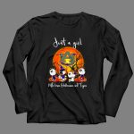 Snoopy and friends x Auburn Tigers Just a girl who loves Halloween 4 Long Sleeves.jpg