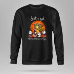Snoopy and friends x Auburn Tigers Just a girl who loves Halloween 9 Sweatshirt.jpg