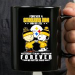 Snoopy bump Charlie Brown forever a fan Steelers no matter what 3 mug.jpg
