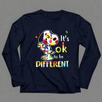 Snoopy its ok to be different Autism Awareness shirt 4 Long Sleeves1