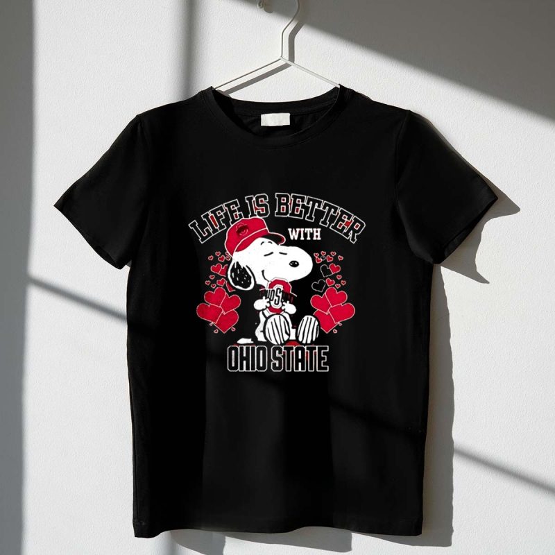 Snoopy Life Is Better With Ohio State Buckeyes 1 T Shirt 1