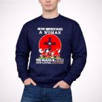 Snoopy never underestimate who believes in Jesus and loves Georgia Bulldogs 3 Sweatshirt.jpg