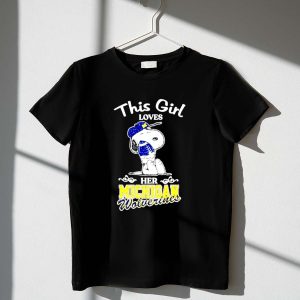 Snoopy this girl loves her Michigan Wolverines football 1 T Shirt.jpg