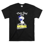 Snoopy this girl loves her Michigan Wolverines football T Shirt 6.jpg