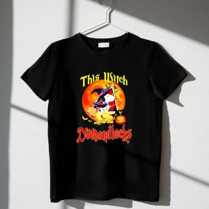 Snoopy this witch loves the Arizona Diamondbacks halloween 1 T Shirt.jpg