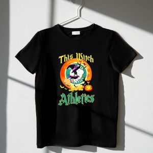 Snoopy this witch loves the Oakland Athletics halloween 1 T Shirt.jpg