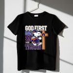 Snoopy walking God first family second then Auburn Tigers 1 T Shirt.jpg