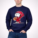 Snoopy wears Atlanta Falcons 3 Sweatshirt