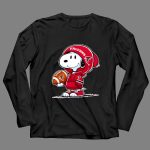 Snoopy wears Atlanta Falcons 4 Long Sleeves