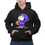Snoopy wears Baltimore Ravens 2 Hoodie