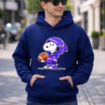Snoopy wears Baltimore Ravens 8 Hoodie