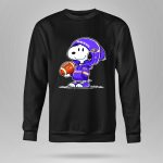 Snoopy wears Baltimore Ravens 9 Sweatshirt