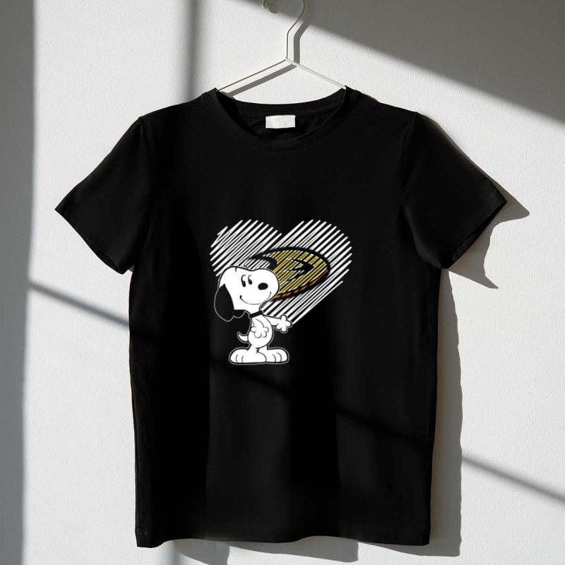 Snoopy With Anaheim Ducks Hockey Heart Sketch 1 T Shirt.jpg