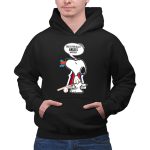 Snoopy with Bat Speaks for Los Angeles Angels Baseball Fans Haters 2 Hoodie.jpg