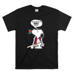 Snoopy with Bat Speaks for Los Angeles Angels Baseball Fans Haters T Shirt 6.jpg