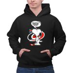 Snoopy with Hockey Stick and Carolina Hurricanes Logo This Is For All U Hurricanes Haters 2 Hoodie.jpg