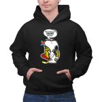 Snoopy with Ottawa Senators Logo This Is for All U Senators Haters Cartoon Hockey 2 Hoodie.jpg