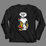 Snoopy with Ottawa Senators Logo This Is for All U Senators Haters Cartoon Hockey 4 Long Sleeves.jpg