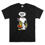 Snoopy with Ottawa Senators Logo This Is for All U Senators Haters Cartoon Hockey T Shirt 6.jpg