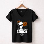 Snoopy x Penn State Football Coach 7 Womens V Neck.jpg