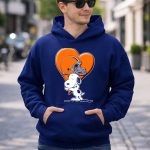 Snp CLEVELAND BROWNS Snoopy Hugging Heart Football Helmet 8 Hoodie