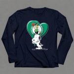 Snp V1 Boston Celtics Heart With Snoopy 6 Long Sleeves