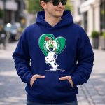 Snp V1 Boston Celtics Heart With Snoopy 8 Hoodie