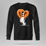 Snp V1 Cincinnati Bengals Snoopy Heart 9 Sweatshirt