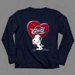 Snp V1 Cleveland Cavaliers Heart Basketball Snoopy Hugging 6 Long Sleeves