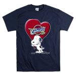 Snp V1 Cleveland Cavaliers Heart Basketball Snoopy Hugging T Shirt 7