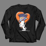 Snp V1 Oklahoma City Thunder Okc Snoopy Heart 4 Long Sleeves