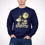 Snpfootball New Orleans Saints Peanuts Snoopy Woodstock Football Helmets 3 Sweatshirt