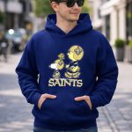 Snpfootball New Orleans Saints Peanuts Snoopy Woodstock Football Helmets 8 Hoodie