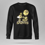 Snpfootball New Orleans Saints Peanuts Snoopy Woodstock Football Helmets 9 Sweatshirt