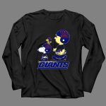 Snpfootball New York Giants Snoopy And Peanuts Characters With Helmets 4 Long Sleeves