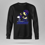 Snpfootball New York Giants Snoopy And Peanuts Characters With Helmets 9 Sweatshirt